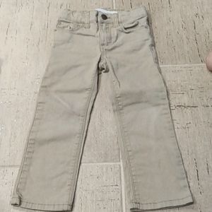 Toddler Boys Khaki Jeans